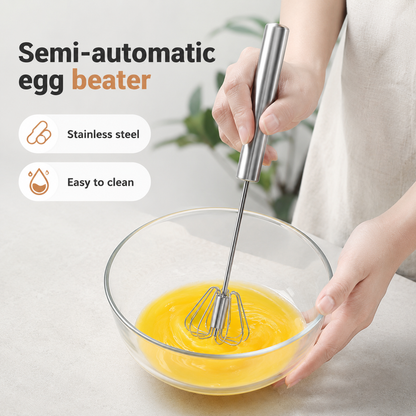 Stainless Steel Rotating Whisk