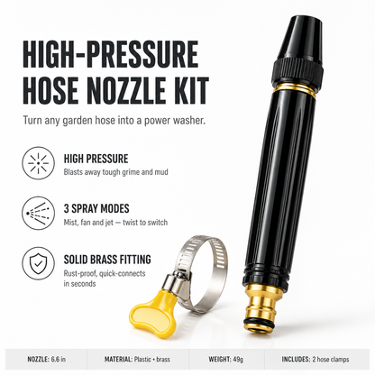 High Pressure Water Gun Nozzle