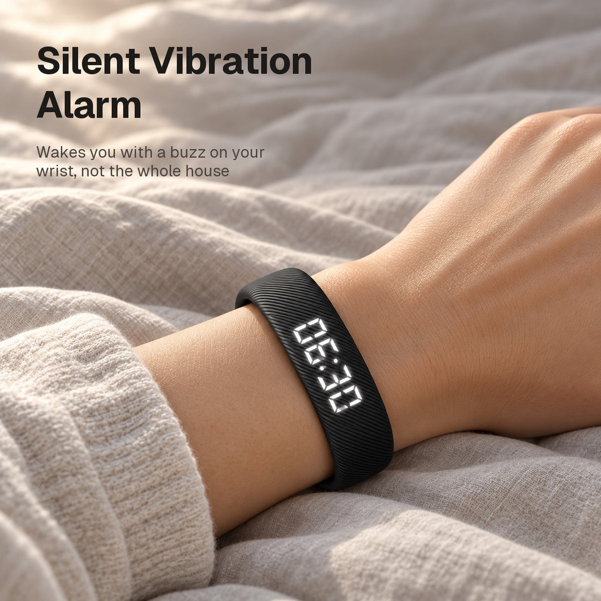 Fitness Tracker with Silent Alarm
