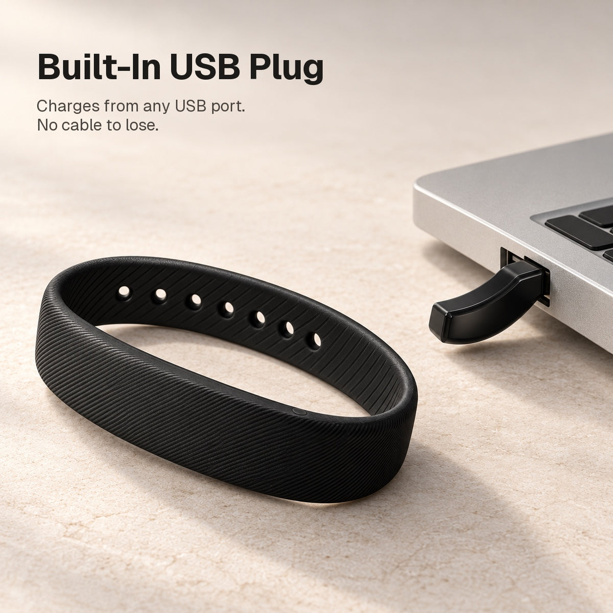 Fitness Tracker with Silent Alarm