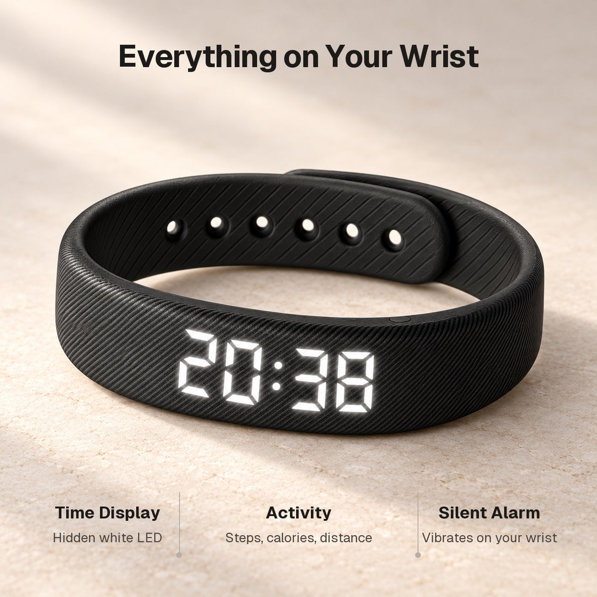 Fitness Tracker with Silent Alarm