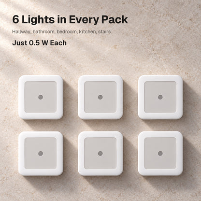 Plug-In LED Night Light (6 Pack)