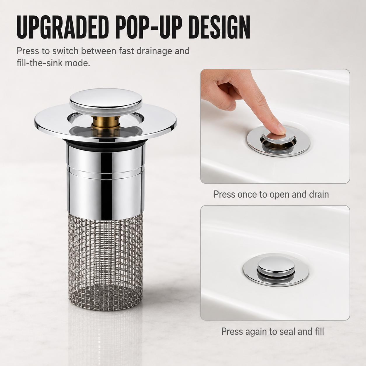 Anti Clog Drain Upgrade