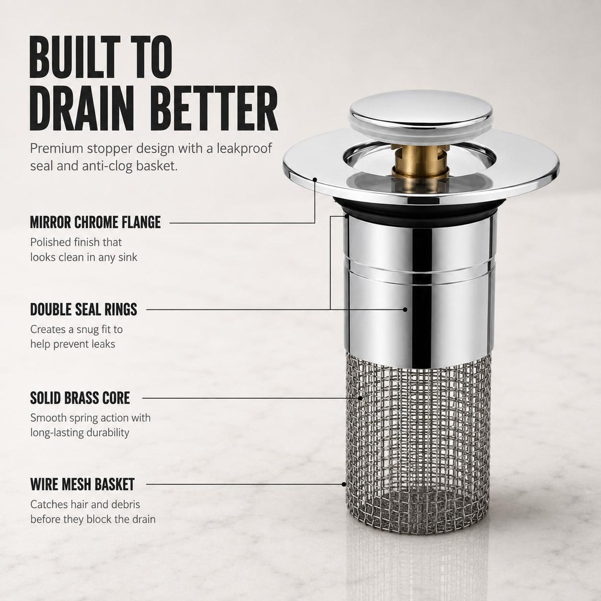 Anti-Clog Drain Upgrade